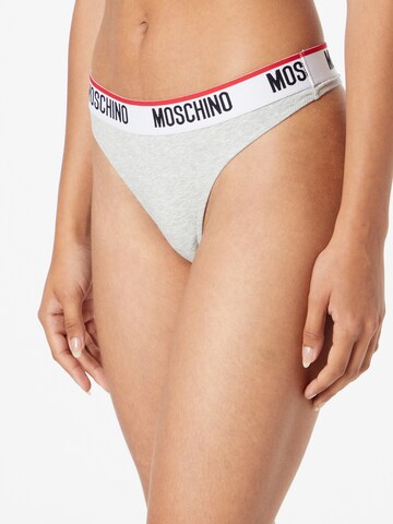 MOSCHINO String in Grau: predná strana