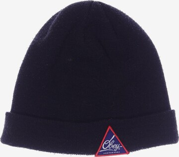 Obey Hat & Cap in One size in Black: front