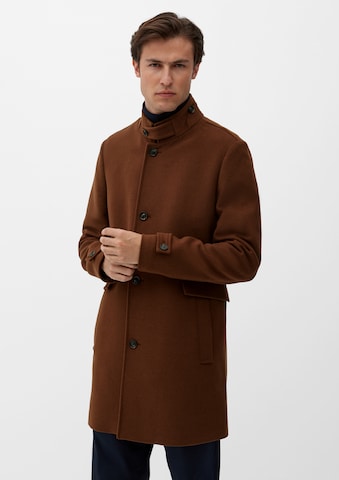 s.Oliver Between-Seasons Coat in Brown: front