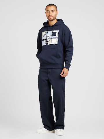 TOM TAILOR DENIM Sweatshirt in Blauw