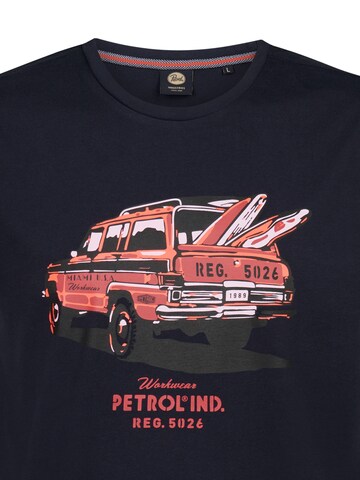 Petrol Industries Póló 'Classic' - kék