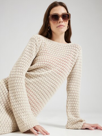 SISTERS POINT Knit dress 'LEBIA' in Beige