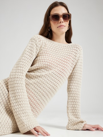 SISTERS POINT Knitted dress 'LEBIA' in Beige