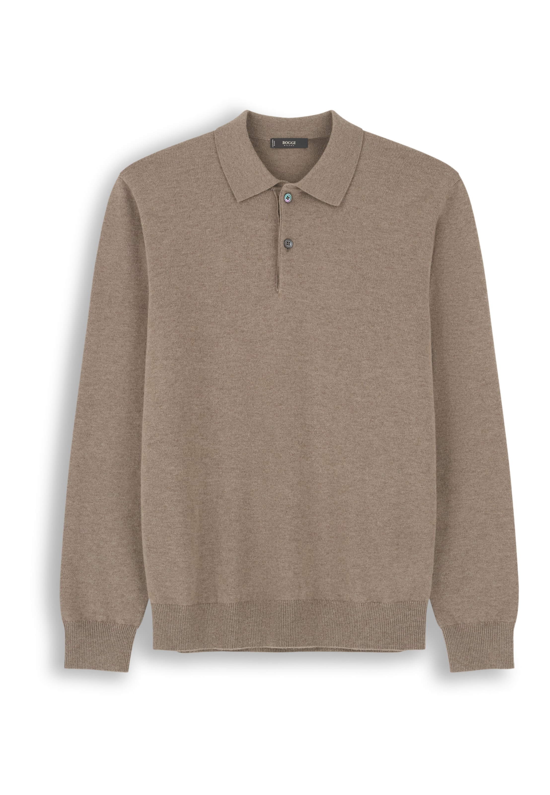 Sweat-shirt Boggi Milano en marron : devant
