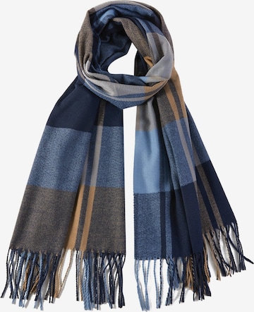 19V69 ITALIA Schal 'Heritage' in Blau: Vorderseite