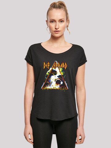 T-shirt 'Def Leppard Hysteria' F4NT4STIC en noir : devant