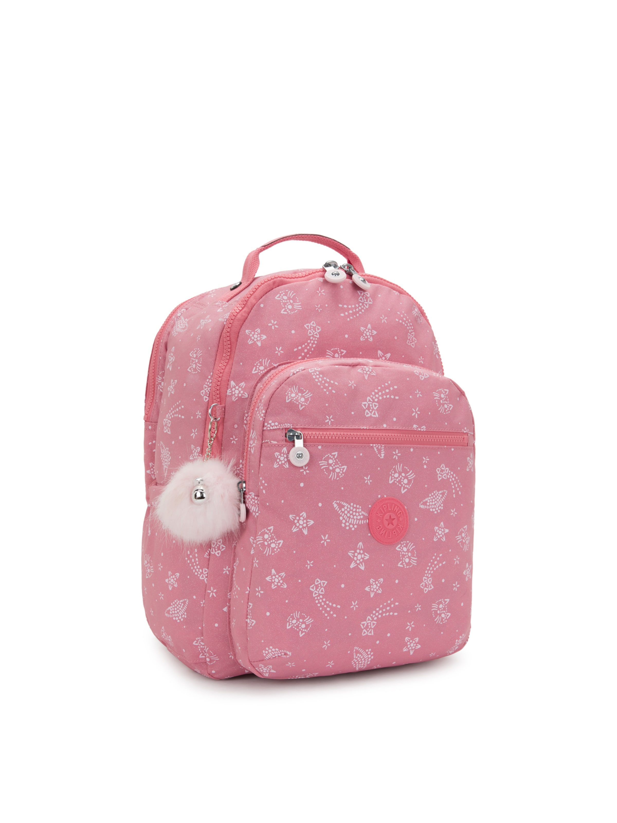 Sac à dos 'Glitter Cats' KIPLING en rose