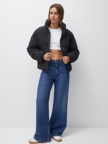 Geacă de primăvară-toamnă de la Pull&Bear pe negru