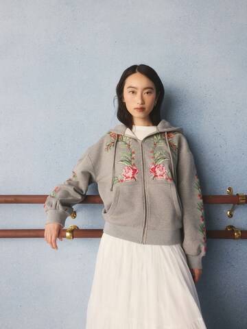 Cath Kidston Ζακέτα φούτερ σε γκρι: μπροστά