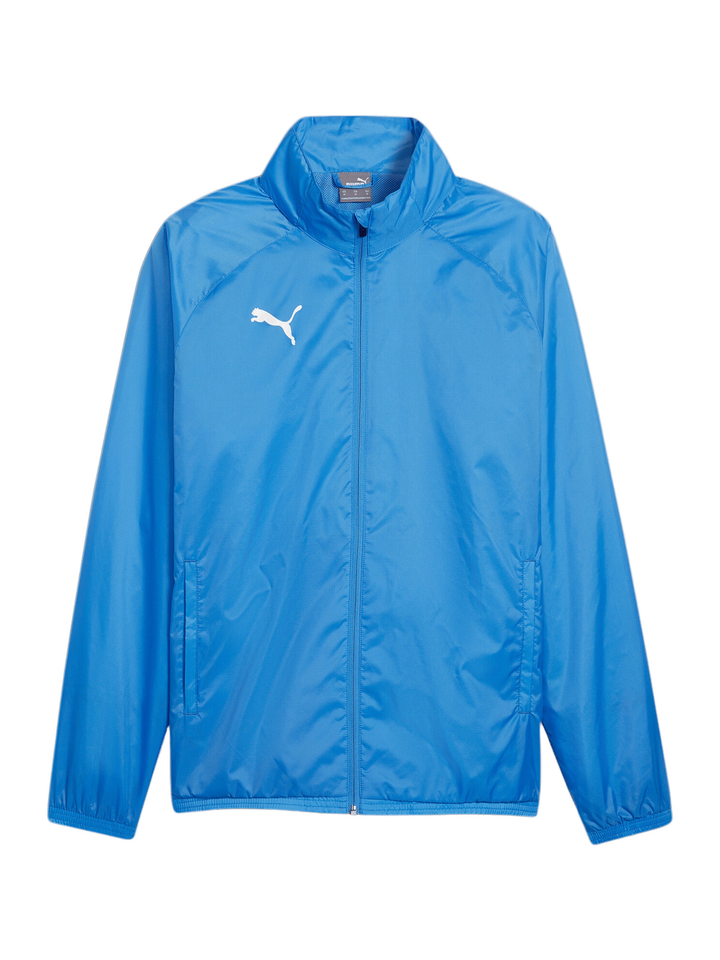 PUMA Athletic Jacket in Blue: front