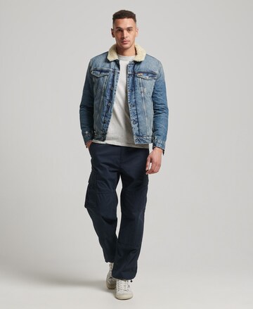 Superdry Tussenjas in Blauw