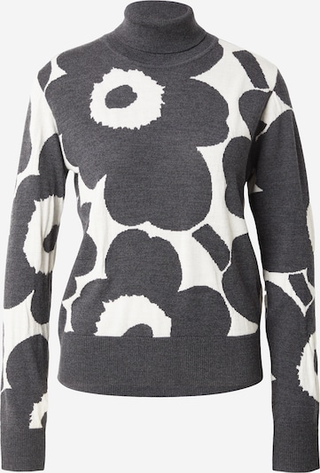 Marimekko Pulover 'SOPIMUS' veličine XS u grafit siva / prljavo bijela, Pregled proizvoda