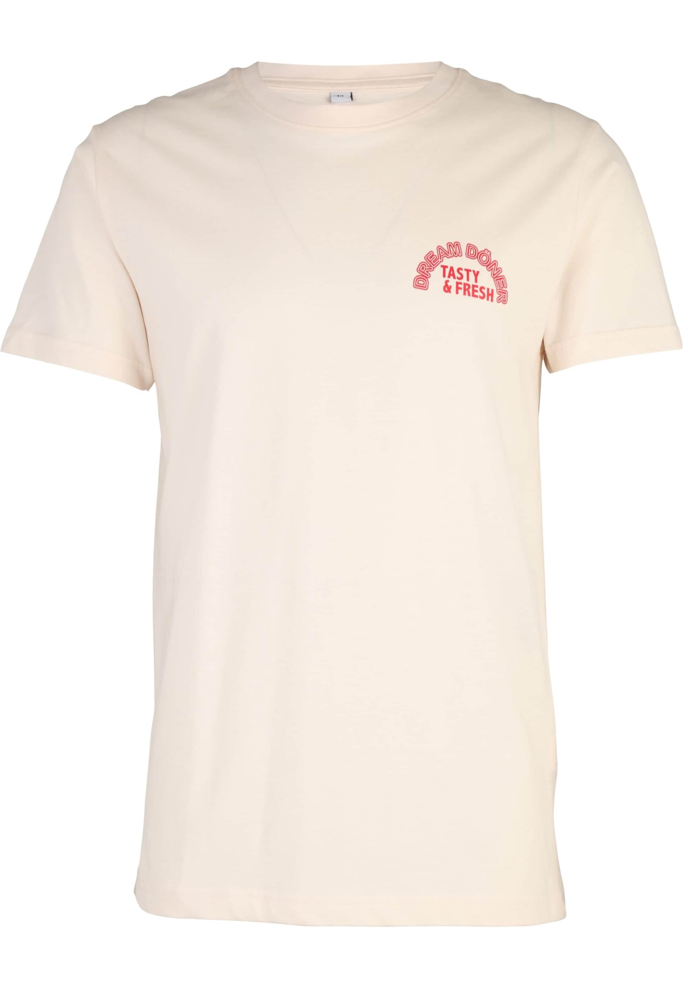 Maglietta 'Dream Kebab' di Mister Tee in beige: frontale
