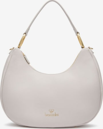 Borsa a spalla 'Amy' di Braccialini in grigio: frontale