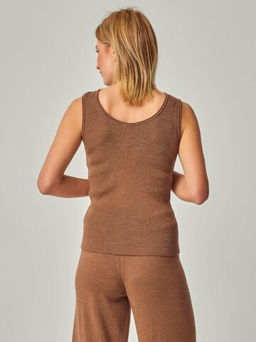 YOU LOOK PERFECT Hausanzug 'LOUNGEWEAR SET  - Top Blossom & Pants Bailey'‌‌‌‌‌‌ in Braun