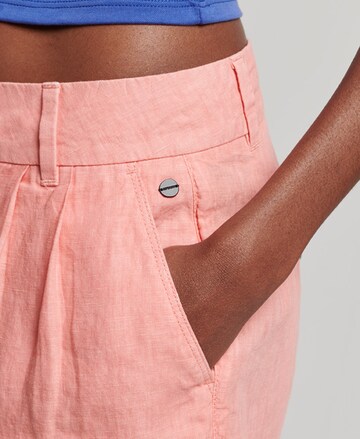 Superdry Regular Broek in Roze