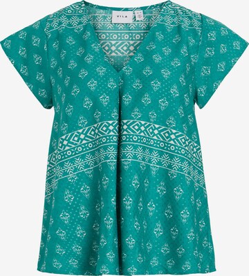 VILA Blouse 'ATNIA' in Groen: voorkant