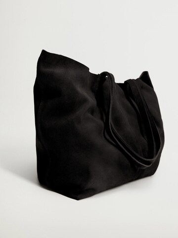 MANGO Nákupní taška 'Sonia' – černá
