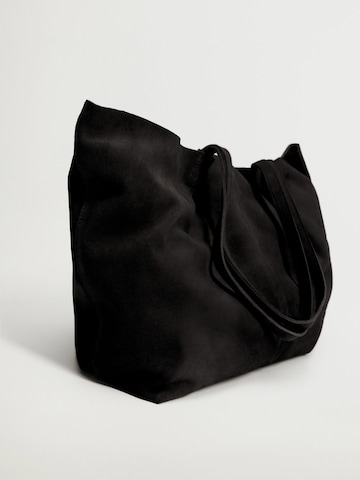 MANGO Shopper táska 'Sonia' - fekete