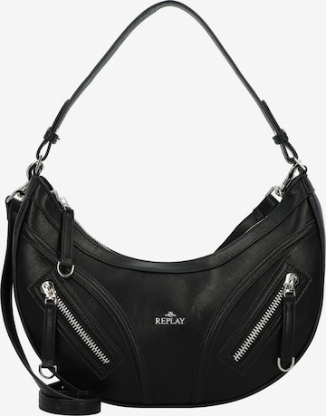 Borsa a spalla di REPLAY in nero: frontale