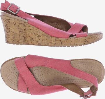 Crocs Sandals & High-Heeled Sandals in 43 in Pink: front