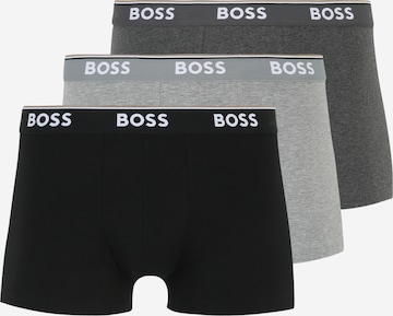 BOSS Orange Boxershorts 'Power' in Grijs: voorkant