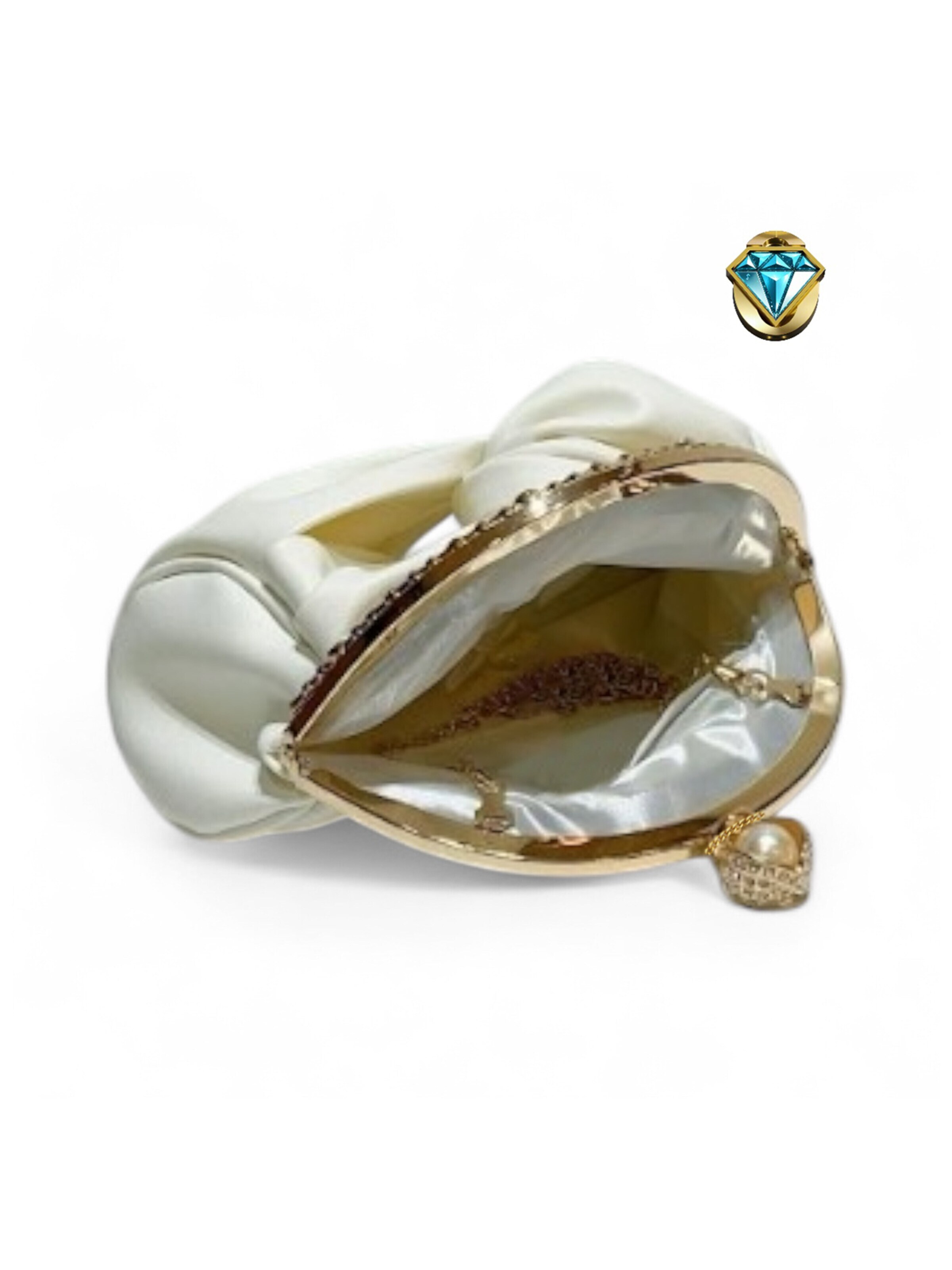 Elegon Handbag 'Model Slovakia Gold' in White