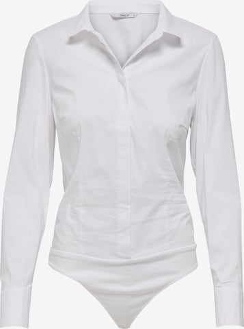 ONLY Κορμάκι-μπλούζα 'SELMA' σε λευκό: μπροστά