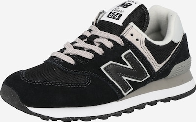 new balance Sneakers low '574' i lysegrå / svart / hvit, Produktvisning
