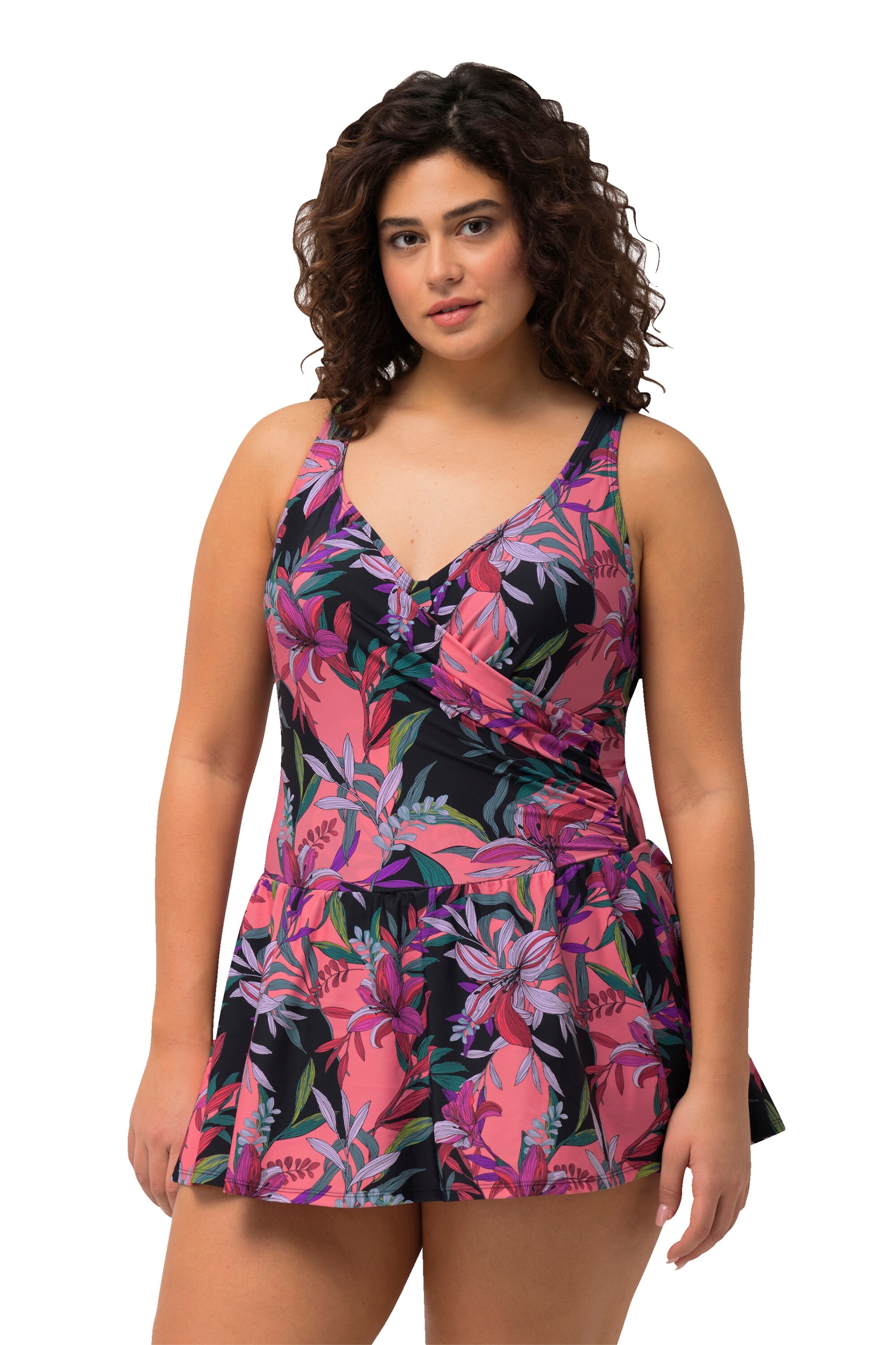 Ulla Popken Swimsuit in Mixed colours: front