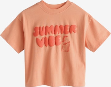 T-Shirt Next en orange : devant