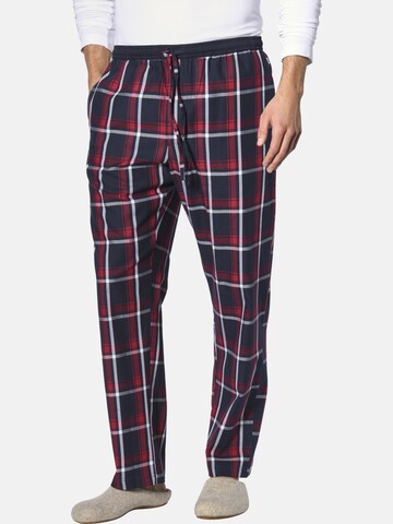 Jan Vanderstorm Pyjamabroek 'Rawald' in Blauw: voorkant