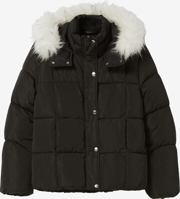 Veste d’hiver Bershka en noir : devant