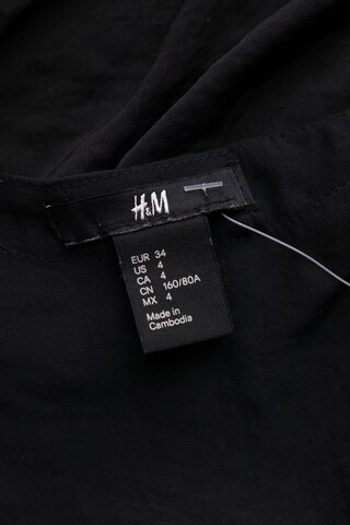 H&M Tunika-Bluse XS in Schwarz