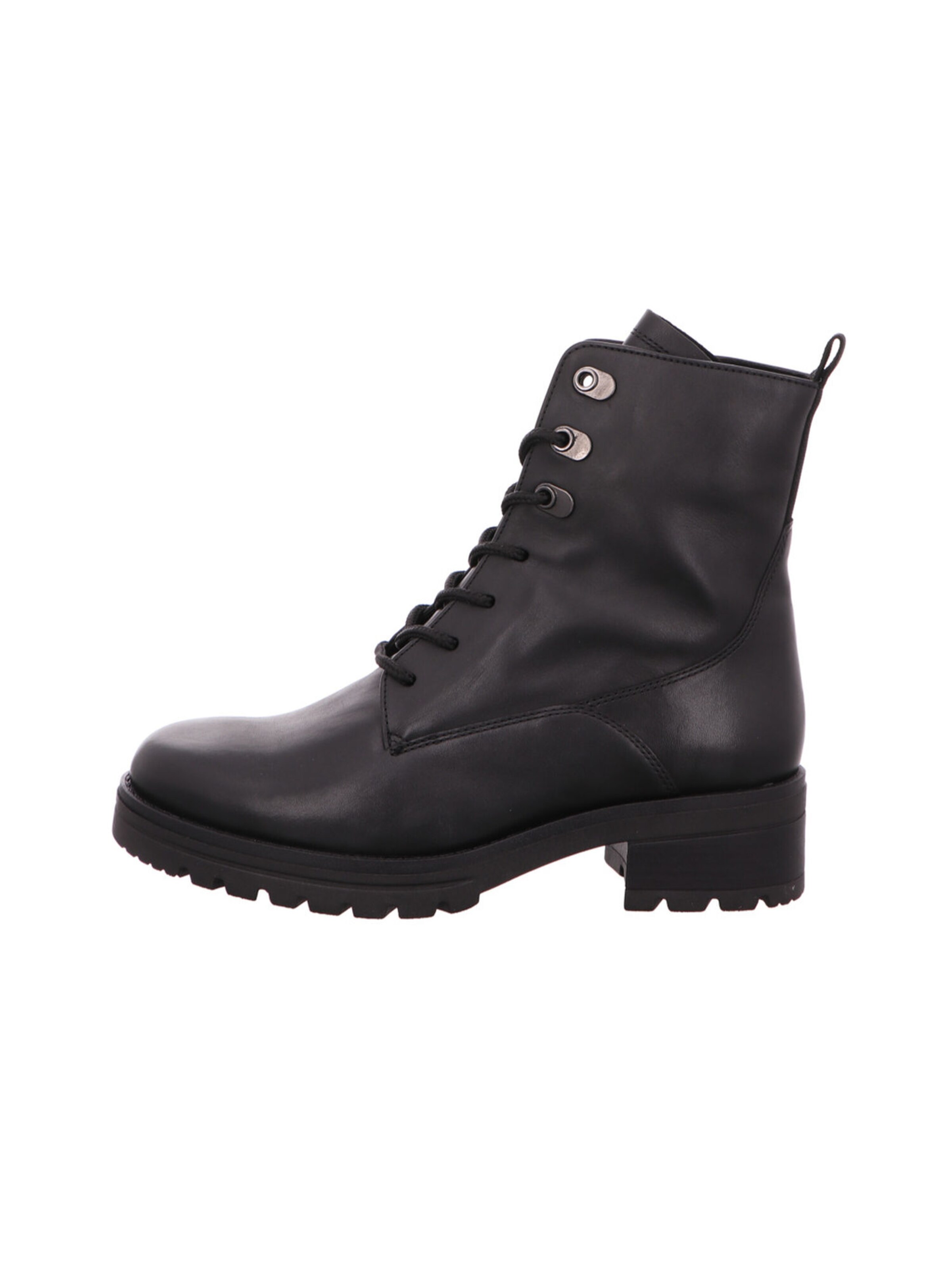 GABOR Lace-Up Boots in Black