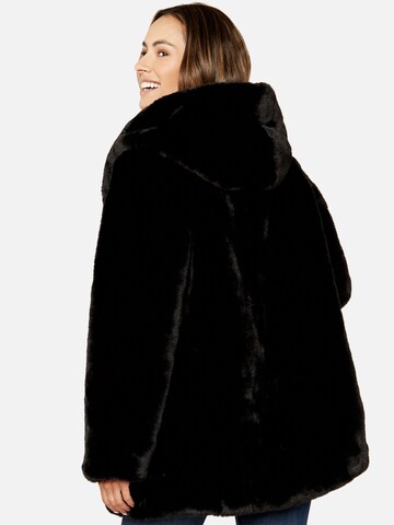GINI LONDON Jacke 'Gini Hooded Long Sleeve' in Schwarz