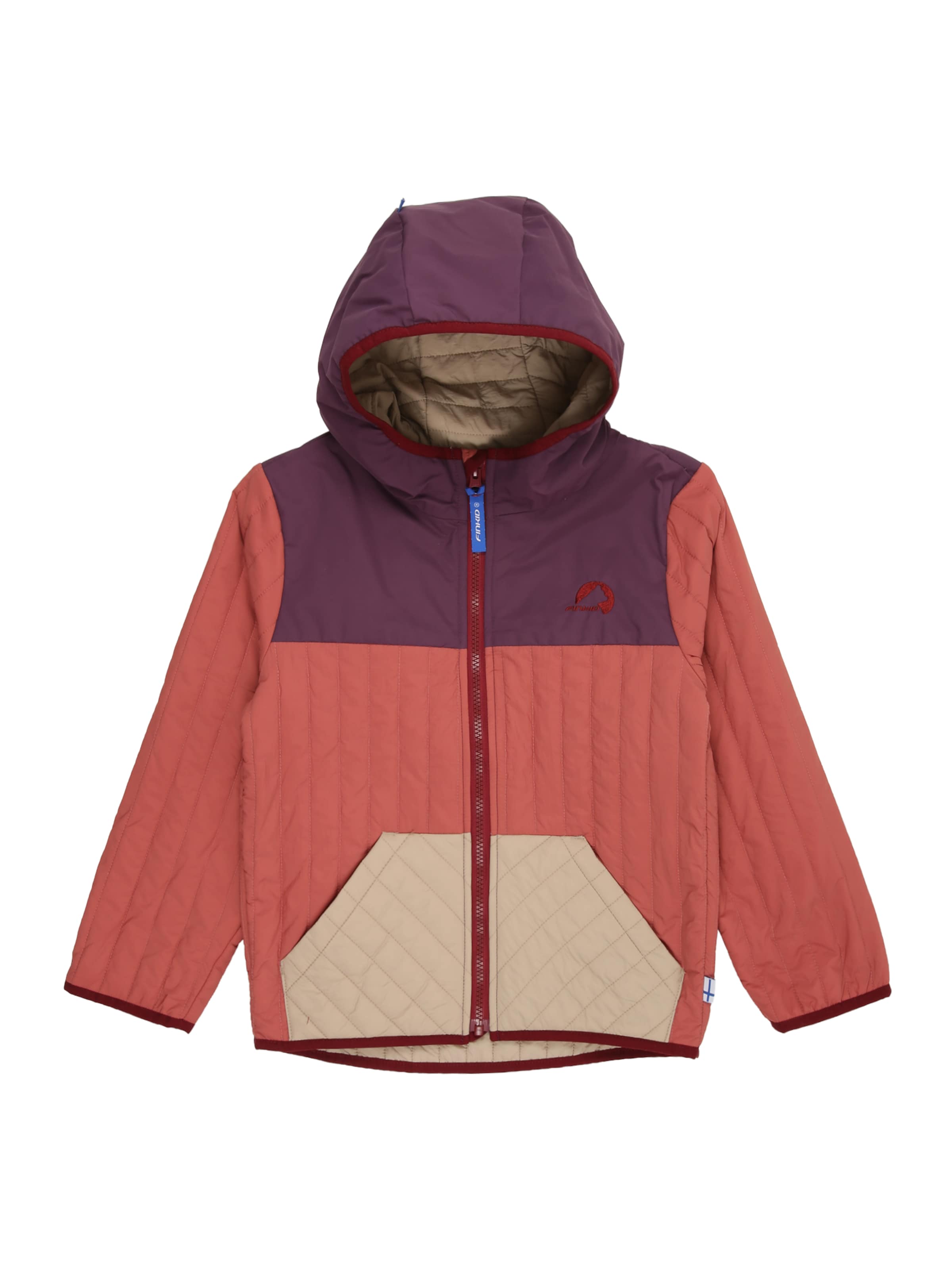 raudona FINKID Demisezoninė striukė 'TONTTU AIR': priekis