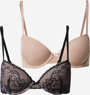 Dorina T-shirt Bra in Beige: front