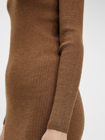 OBJECT Knit dress 'Fae' in Brown