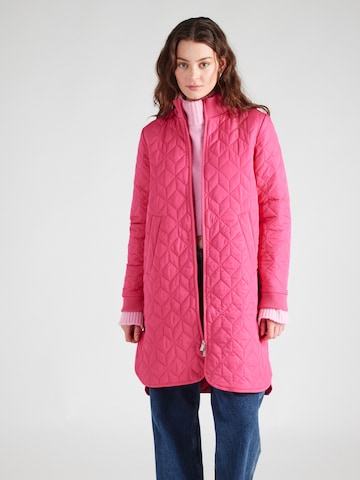 Manteau mi-saison ILSE JACOBSEN en rose : devant