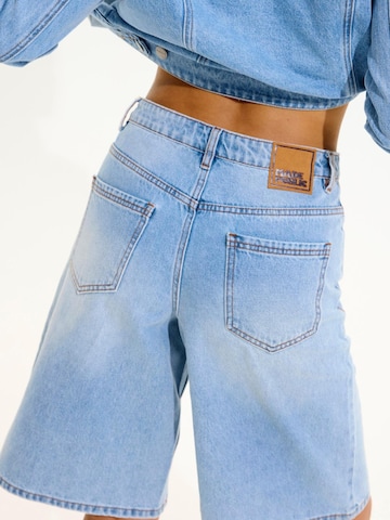 Made Public Wide Leg Jeans 'Nova 004'‌‌‌‌‌‌‌ in Blau: Vorderseite
