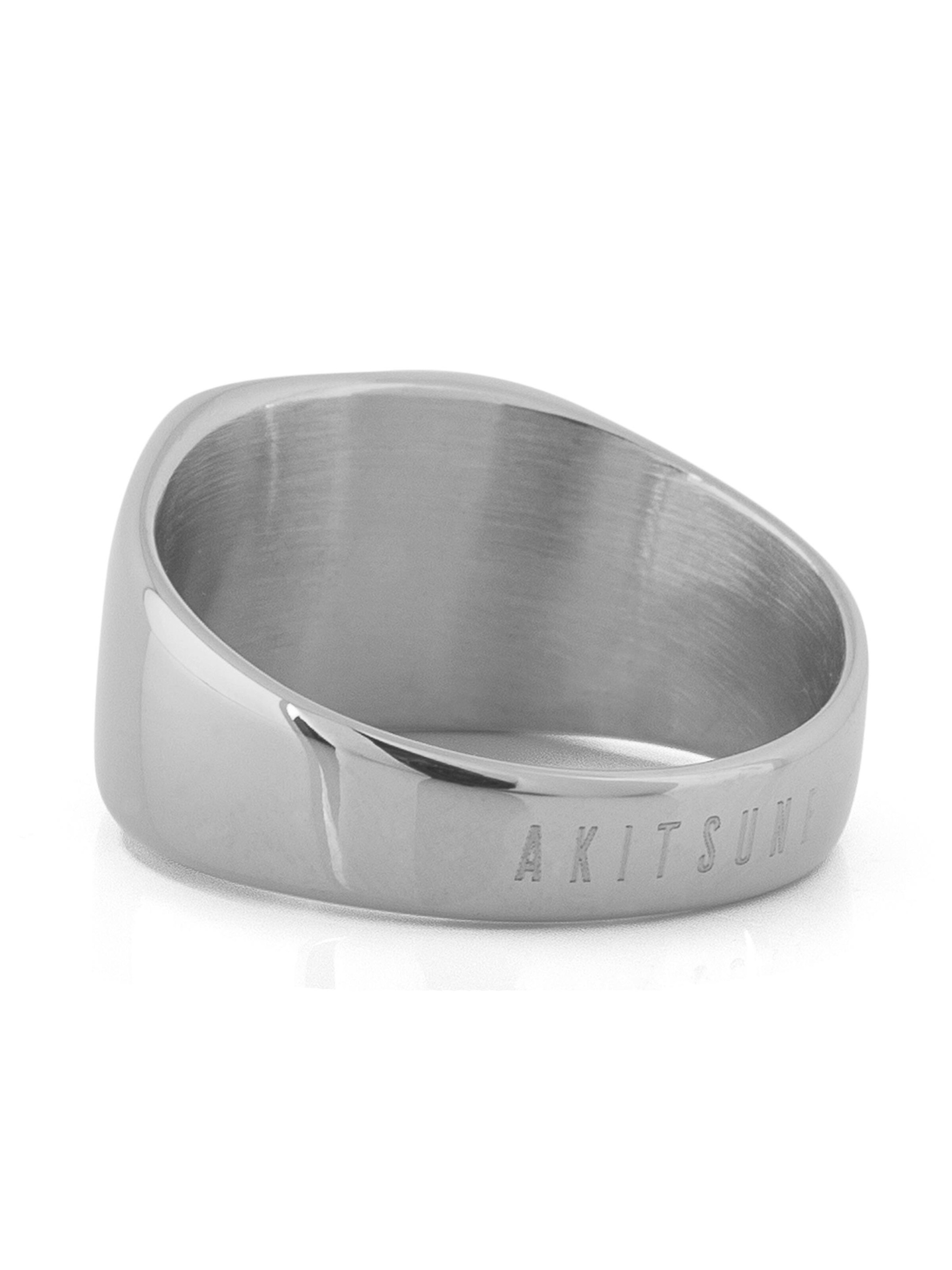 Akitsune Ring 'Solida'‌‌‌‌‌‌ in Silber