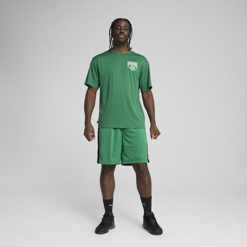 PUMA Performance shirt 'Posterize' in Green
