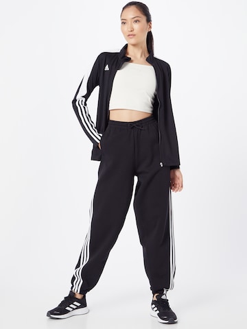 ADIDAS SPORTSWEAR Loosefit Sportbroek 'Future Icons 3-Stripes' in Zwart