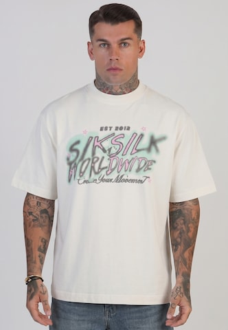SikSilk Shirt in Beige: front