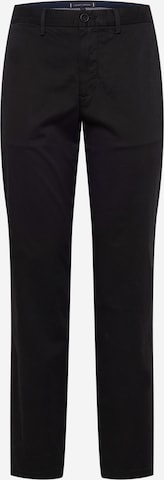 TOMMY HILFIGERregular Chino hlače 'Denton' - crna boja: prednji dio