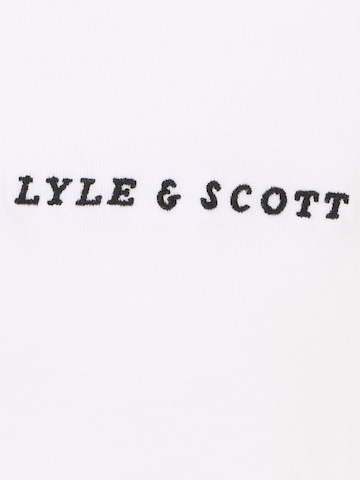 Lyle & Scott Big&Tall Tričko – bílá