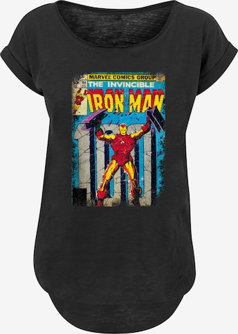 F4NT4STIC Shirt 'Marvel Iron Man Cover' in Schwarz: predná strana
