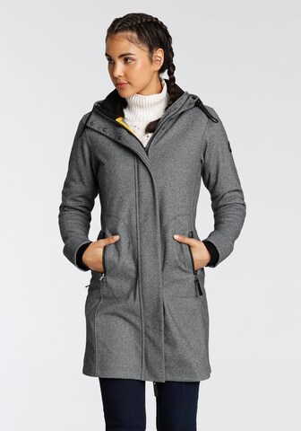 POLARINO Outdoor Jacket in Grey: front