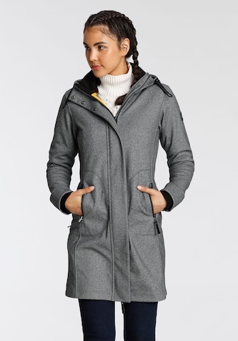 POLARINO Outdoor Jacket in Grey: front